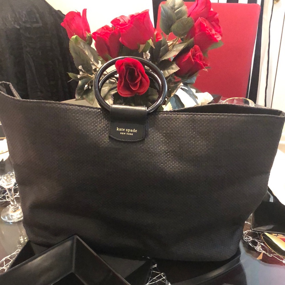 Kate Spade ♠️ Large Black Tote Bag